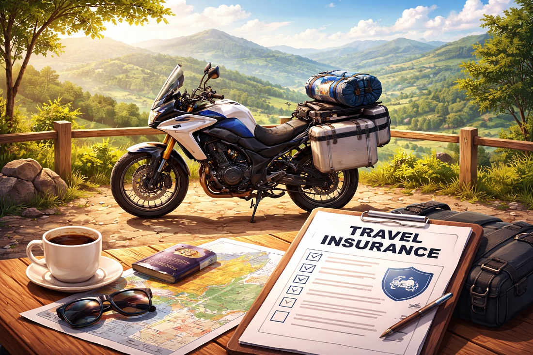 bike parked roadside